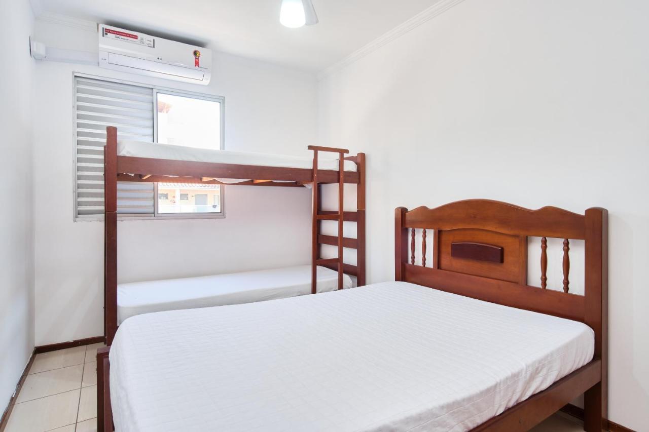 Apartamento A 100 Metros Da Praia, Bem Localizado, Com Ar Condicionado E Wi-Fi - 14 - Edificio Lenamar II Ubatuba Bagian luar foto